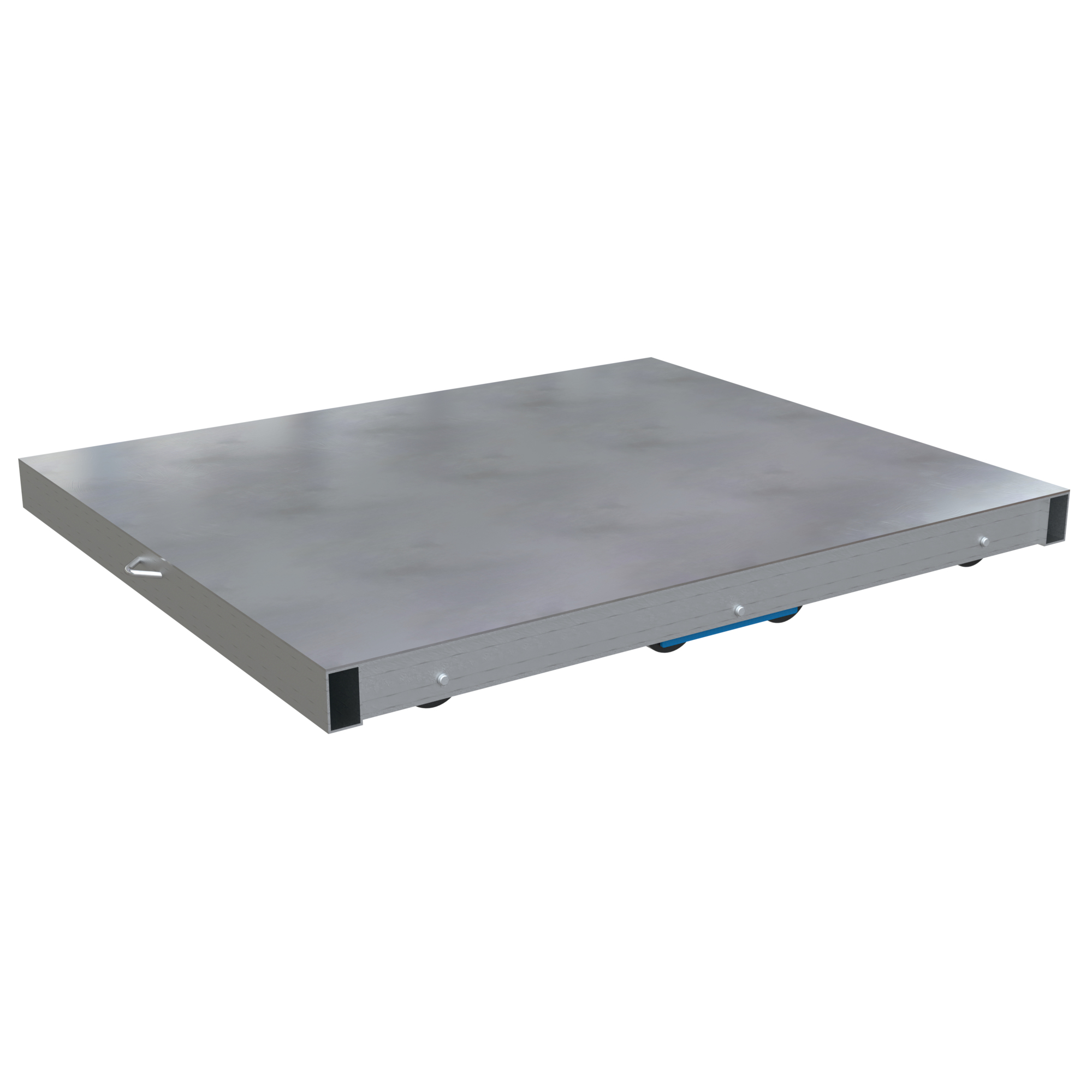 Vestil Roller Pallet Dolly - 36in. x 42in., Aluminum, 6000-Lb. Capacity, 8 Rollers, Model# DOL-ST-3642-8T